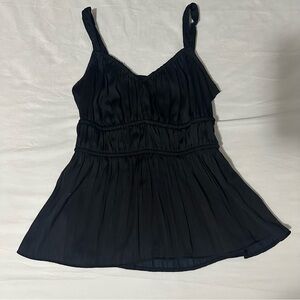 Old Navy Black Babydoll Top